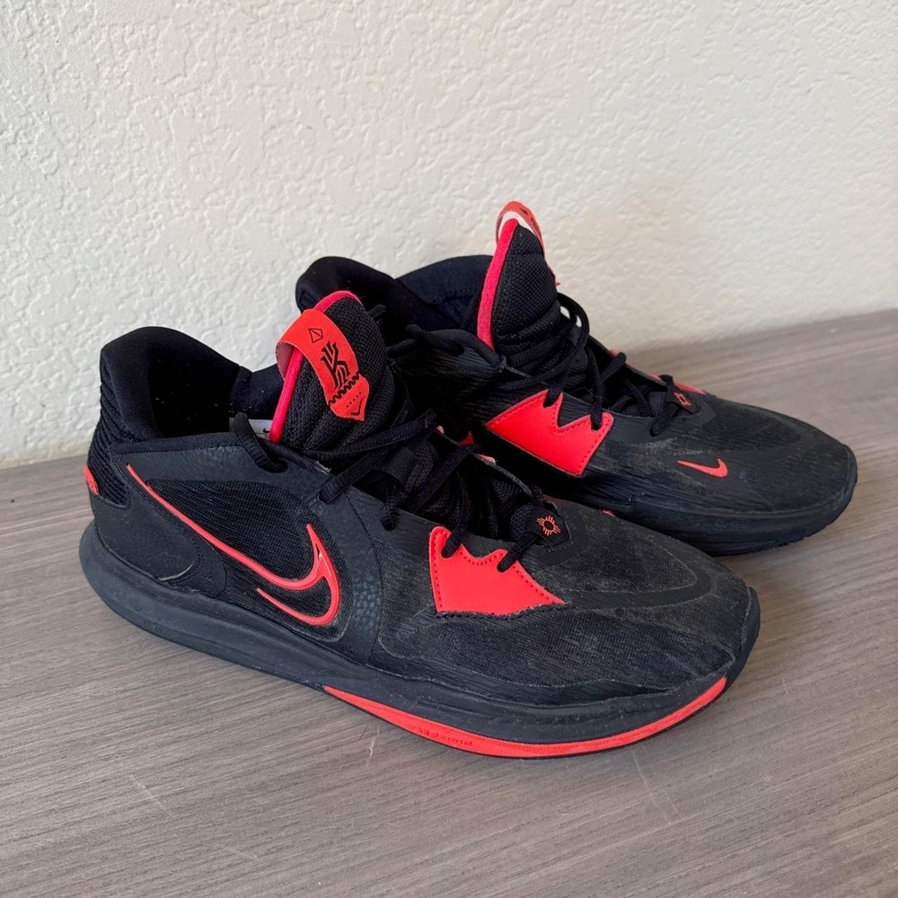 Nike Kyrie Low 5 Black Bright Crimson Basketball Shoe Sneaker DJ6012-004